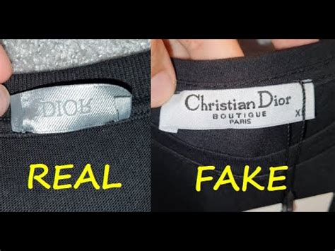 dior fake tshirt|how to tell if dior shirt is real.